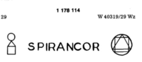 SPIRANCOR Logo (DPMA, 20.04.1990)