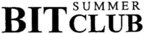 BITCLUB SUMMER Logo (DPMA, 27.12.2001)