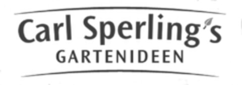 Carl Sperling's GARTENIDEEN Logo (DPMA, 11.10.2010)