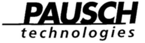 PAUSCH technologies Logo (DPMA, 14.01.2002)