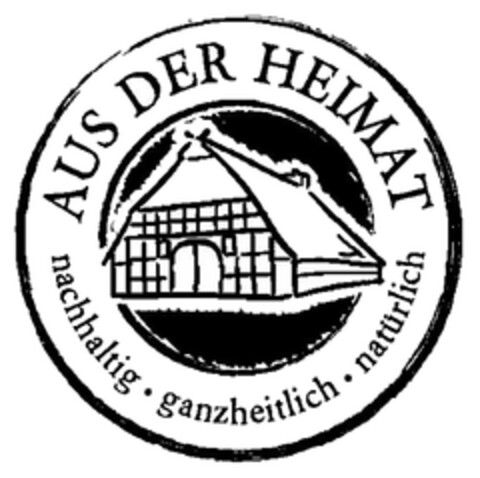 AUS DER HEIMAT nachhaltig · ganzheitlich · natürlich Logo (DPMA, 07/03/2012)