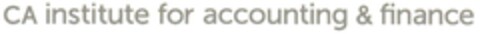 CA institute for accounting and finance Logo (DPMA, 10/17/2013)