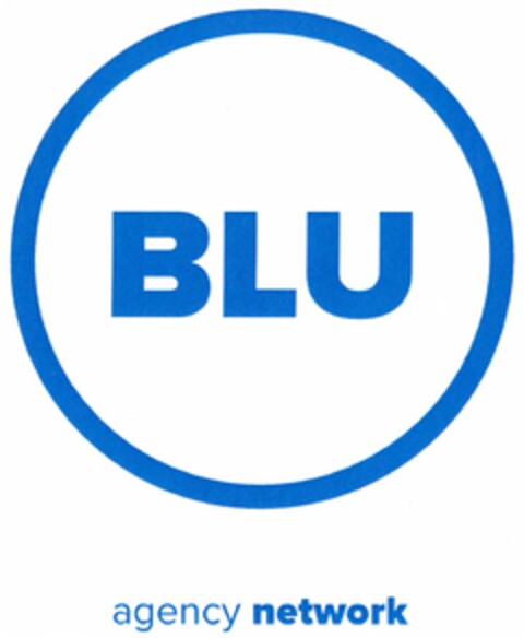 BLU agency network Logo (DPMA, 22.08.2014)