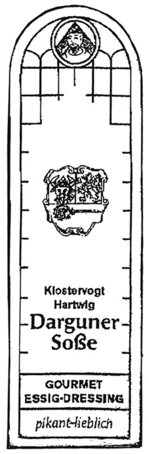 Klostervogt Hartwig Darguner Soße GOURMET ESSIG-DRESSING pikant-lieblich Logo (DPMA, 11/15/2016)