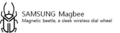 SAMSUNG Magbee Magnetic beetle, a sleek wireless dial wheel Logo (DPMA, 28.11.2017)