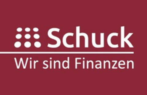 Schuck Wir sind Finanzen Logo (DPMA, 01/21/2019)