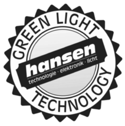 GREEN LIGHT hansen TECHNOLOGY Logo (DPMA, 30.10.2019)