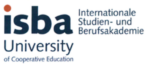 isba Internationale Studien- und Berufsakademie Universtity of Cooperative Education Logo (DPMA, 13.04.2019)