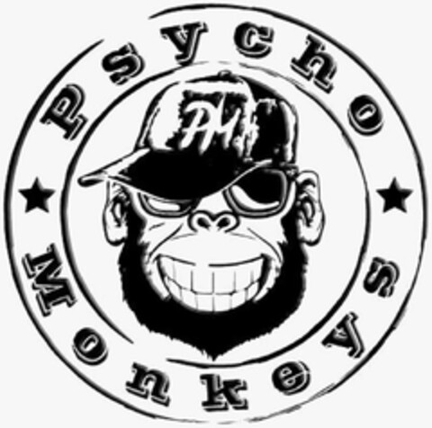 Psycho Monkeys Logo (DPMA, 10.11.2020)