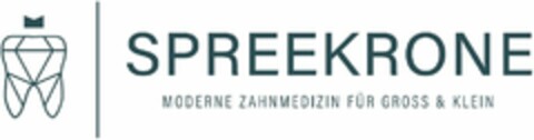 SPREEKRONE MODERNE ZAHNMEDIZIN FÜR GROSS & KLEIN Logo (DPMA, 01.07.2022)