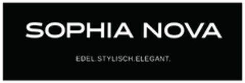 SOPHIA NOVA EDEL.STYLISCH.ELEGANT. Logo (DPMA, 06.03.2023)