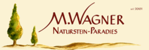 M.WAGNER NATURSTEIN-PARADIES seit 2001 Logo (DPMA, 12.01.2024)