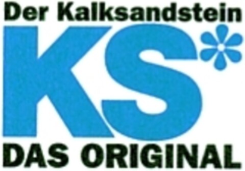 Der Kalksandstein KS* DAS ORIGINAL Logo (DPMA, 21.09.2002)