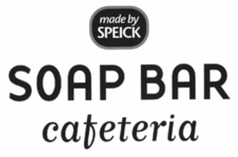 SOAP BAR cafeteria made by SPEICK Logo (DPMA, 09.10.2003)