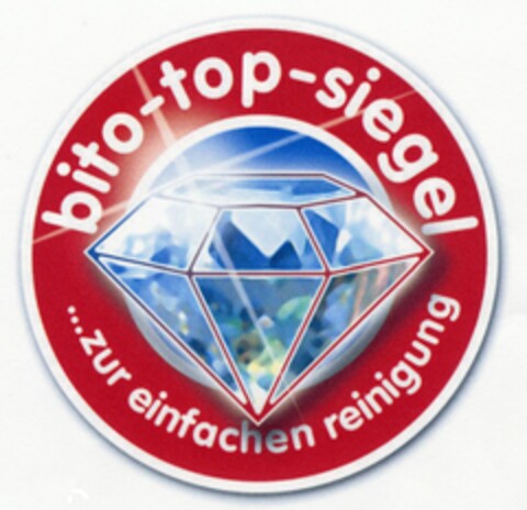 bito-top-siegel ...zur einfachen reinigung Logo (DPMA, 23.08.2005)