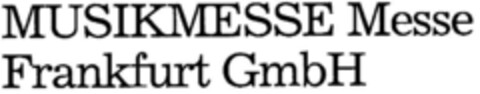 MUSIKMESSE Messe Frankfurt GmbH Logo (DPMA, 14.11.1994)