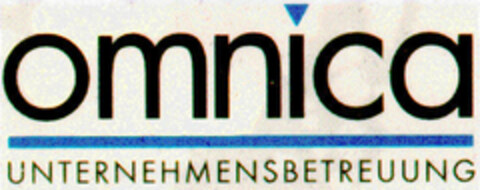 omnica UNTERNEHMENSBETREUUNG Logo (DPMA, 28.06.1995)