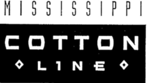 MISSISSIPPI COTTON LINE Logo (DPMA, 02.07.1996)