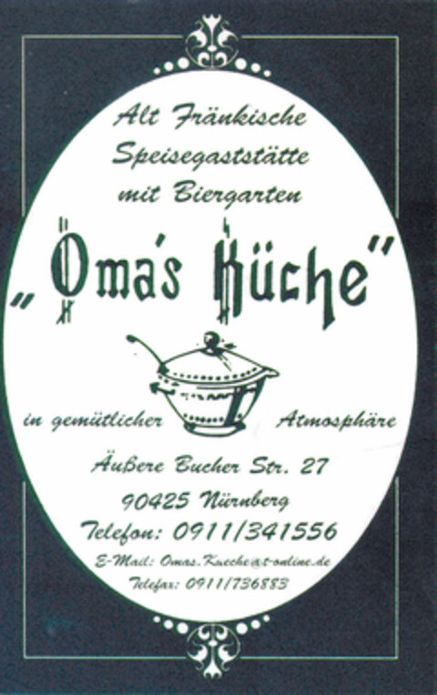 Oma's Küche Logo (DPMA, 29.10.1996)