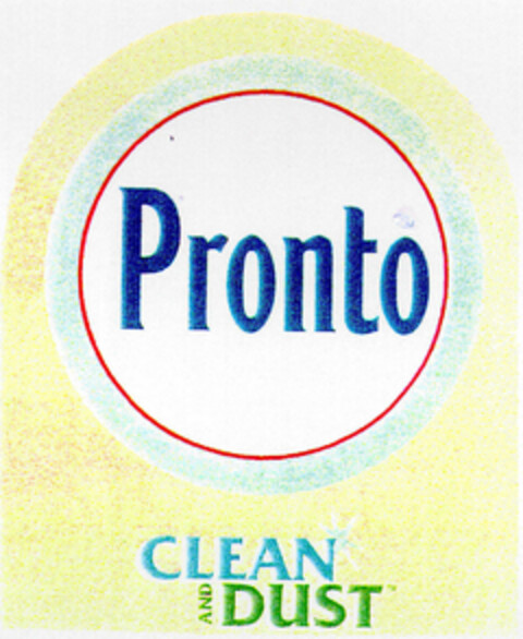 Pronto CLEAN AND DUST Logo (DPMA, 10.03.1998)
