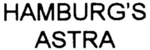 HAMBURG'S ASTRA Logo (DPMA, 28.07.1998)