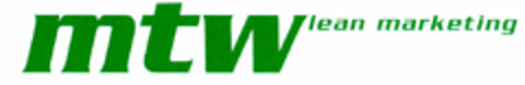 mtw lean marketing Logo (DPMA, 08/18/1998)