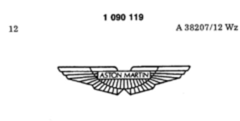 ASTON MARTIN Logo (DPMA, 15.02.1984)