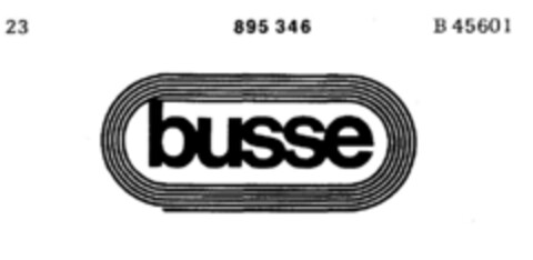 busse Logo (DPMA, 23.01.1971)