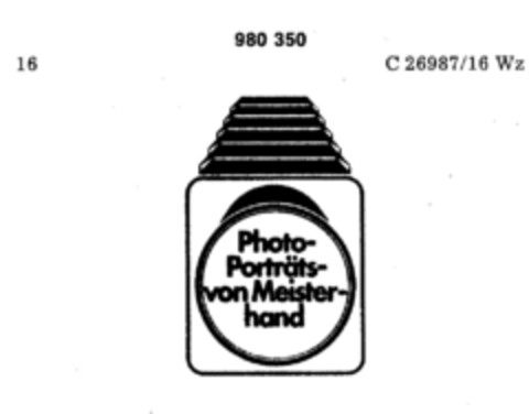 Photo-Porträts-von Meister-hand Logo (DPMA, 14.02.1978)