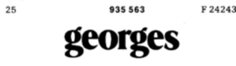 georges Logo (DPMA, 15.02.1973)