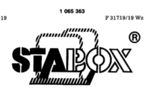STABOX Logo (DPMA, 04.02.1983)