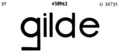 gilde Logo (DPMA, 17.03.1933)