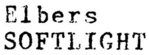 Elbers SOFTLIGHT Logo (DPMA, 06/18/1994)