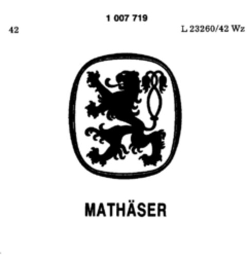 MATHÄSER Logo (DPMA, 02.04.1979)