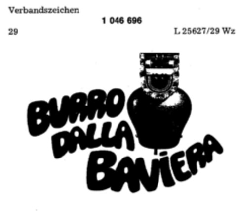 BURRO DALLA BAViERA Logo (DPMA, 10.03.1982)