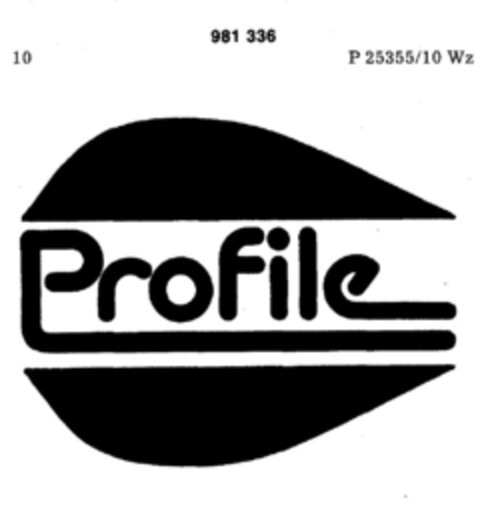 Profile Logo (DPMA, 30.05.1978)