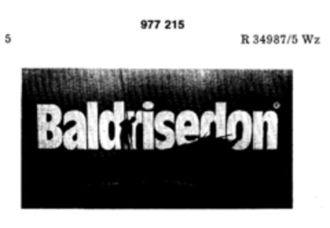 Baldrisedon Logo (DPMA, 13.03.1978)