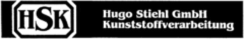 HSK Hugo Stiehl GmbH Kunststoffverarbeitung Logo (DPMA, 04.09.1993)