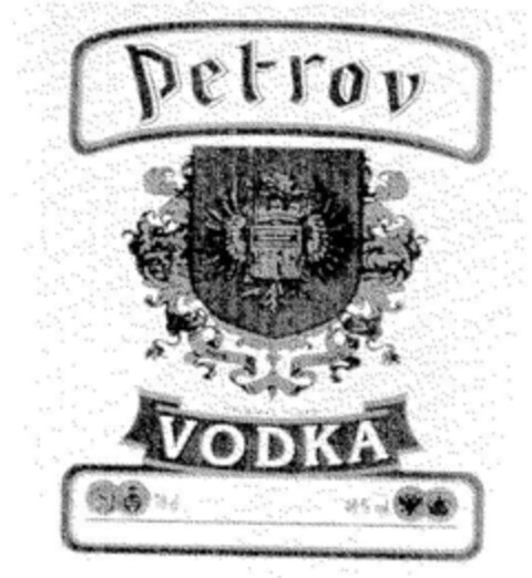 Petrov VODKA Logo (DPMA, 16.03.1992)