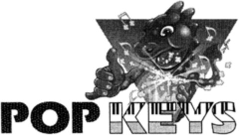 POP KEYS Logo (DPMA, 04.03.1993)