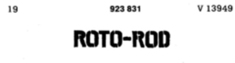 ROTO-ROD Logo (DPMA, 27.03.1973)