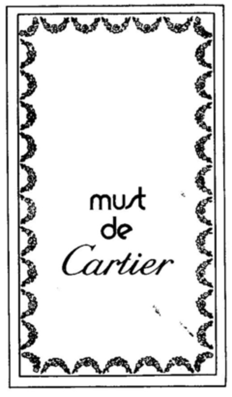 must de Cartier Logo (DPMA, 30.12.1981)