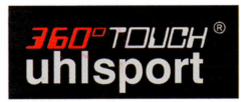 360° TOUCH uhlsport Logo (DPMA, 06/07/2000)