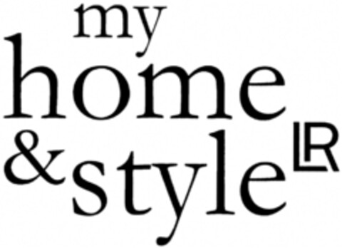 my home & style LR Logo (DPMA, 06/09/2010)