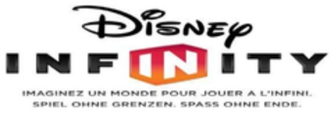 DISNEY INFINITY IMAGINEZ UN MONDE POUR JOUER A L'INFINI. SPIEL OHNE GRENZEN. SPASS OHNE ENDE. Logo (DPMA, 01/14/2013)