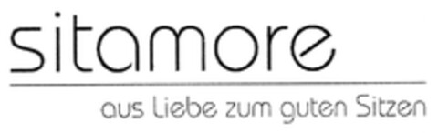 sitamore aus Liebe zum guten Sitzen Logo (DPMA, 11.03.2013)