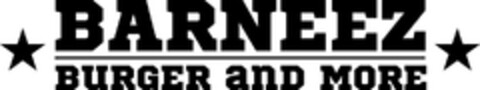 BARNEEZ BURGER AND MORE Logo (DPMA, 24.05.2016)
