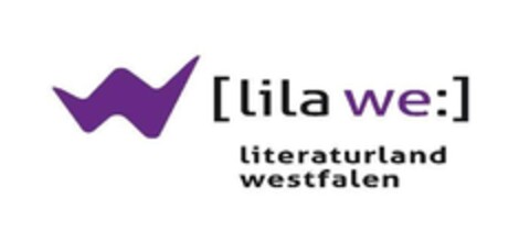 lila we: literaturland westfalen Logo (DPMA, 14.09.2018)
