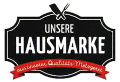 UNSERE HAUSMARKE Logo (DPMA, 25.03.2019)