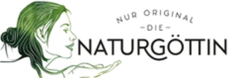 NUR ORIGINAL DIE NATURGÖTTIN Logo (DPMA, 11.12.2019)